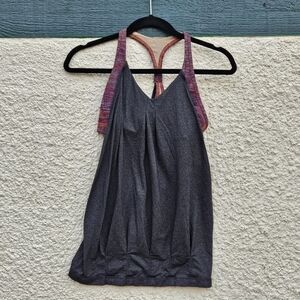 Lululemon Practice Freely Tank Deep Coal Wee Are From Space Black March Multi 6